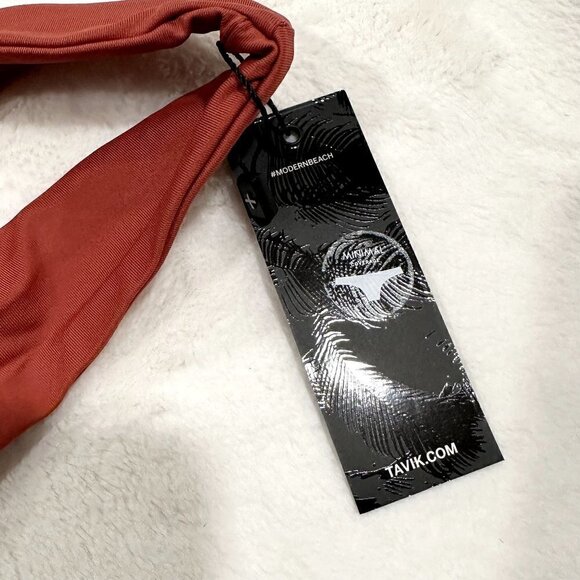 NWT Tavik Ali Mini Swim Bottom in Rust - Large - Picture 4 of 9